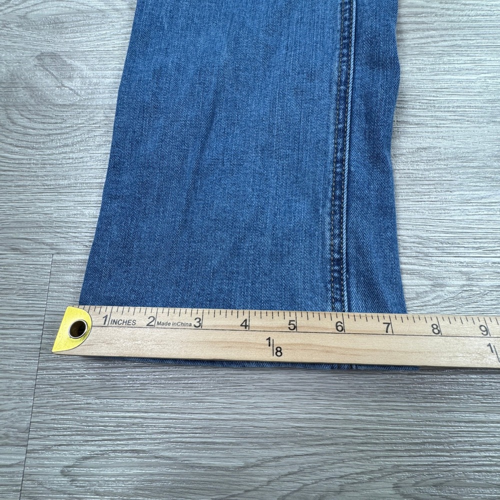 Wrangler Women's Ultimate Riding Jeans Willow Bootcut Blue Denim 30x38 Stretch - Picture 6 of 12